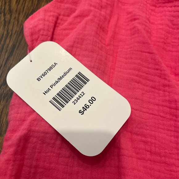 NWT Ces Femme DressUp Radiant Flair Hot Pink Romper Lined Size Medium - Picture 10 of 15